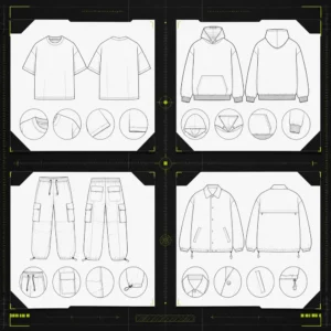 Menswear Streetwear Flat Pack