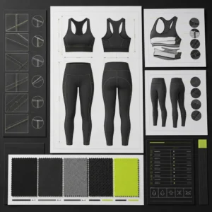 Activewear Set Tech Pack Template